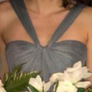 Amsale Bridesmaid Dress in Graphite